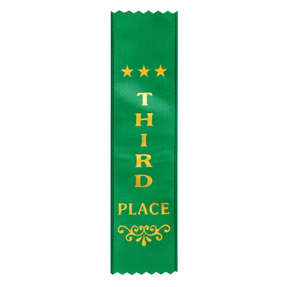 Third Place Ribbon (batch of 100) - Mid City Gift & Trophy Centre